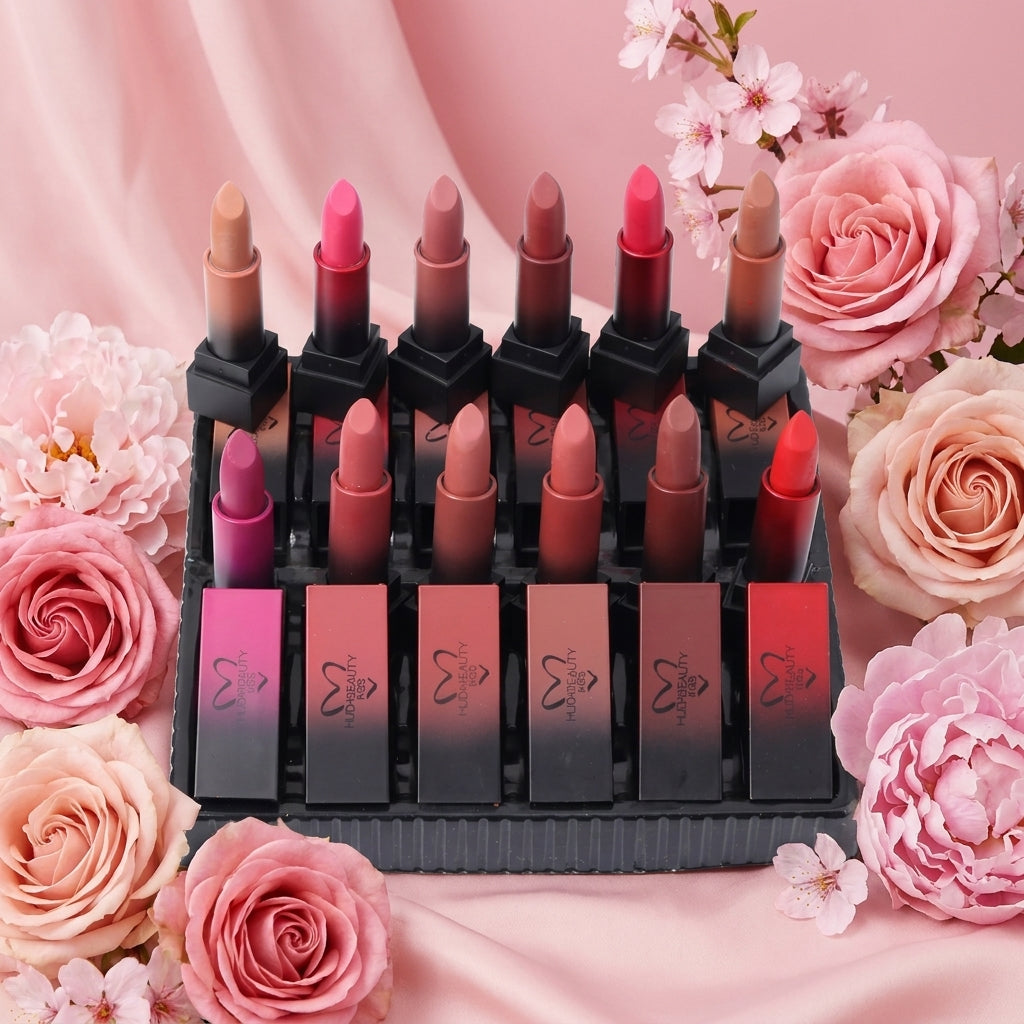 12-Piece Huda Beauty Lipstick Set
