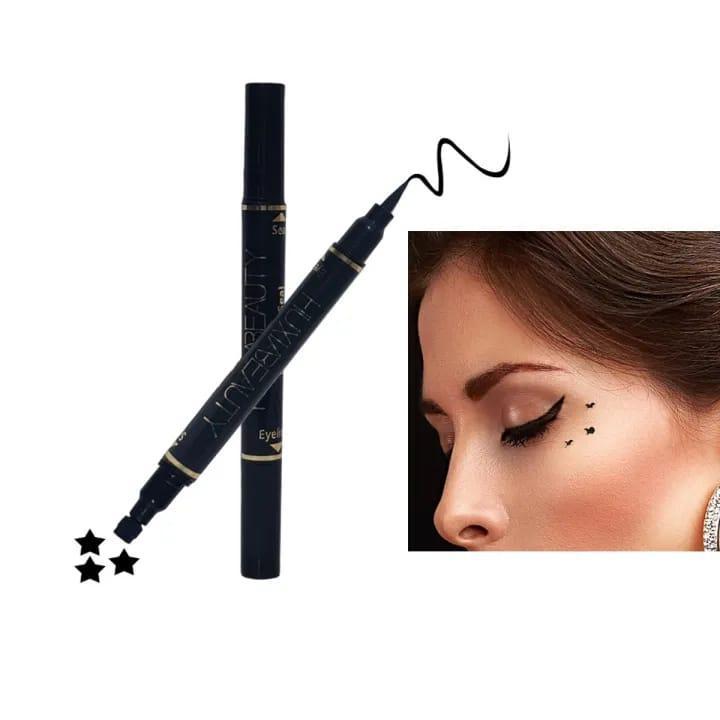 2-in-1 Waterproof Eyeliner & Wing Stamp Pen