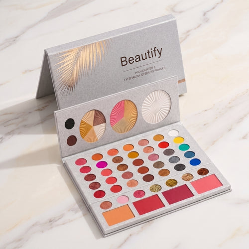 51-Shade White Blusher & Eyeshadow Palette