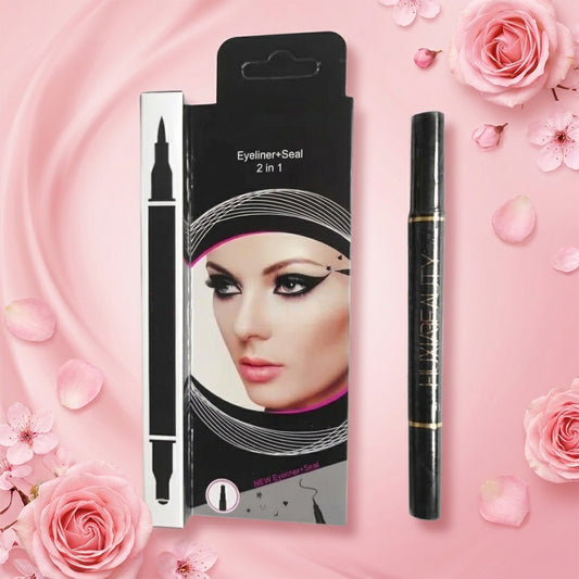 2-in-1 Waterproof Eyeliner & Wing Stamp Pen