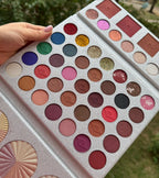 51-Shade White Blusher & Eyeshadow Palette