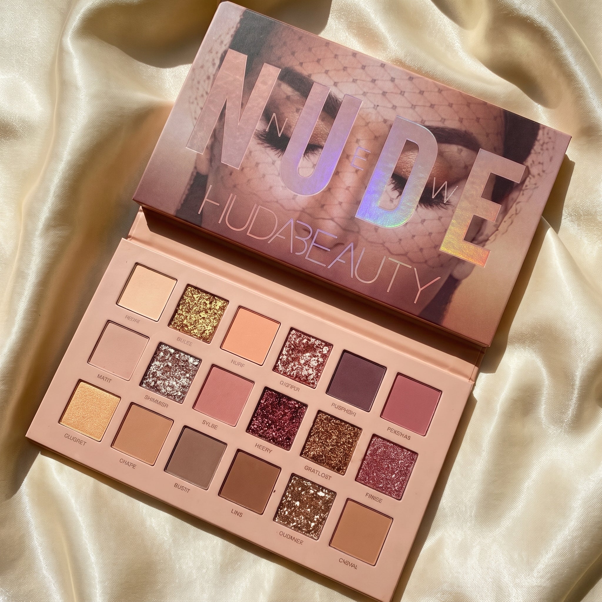 18-Shade Nude & Glitter Eyeshadow Palette
