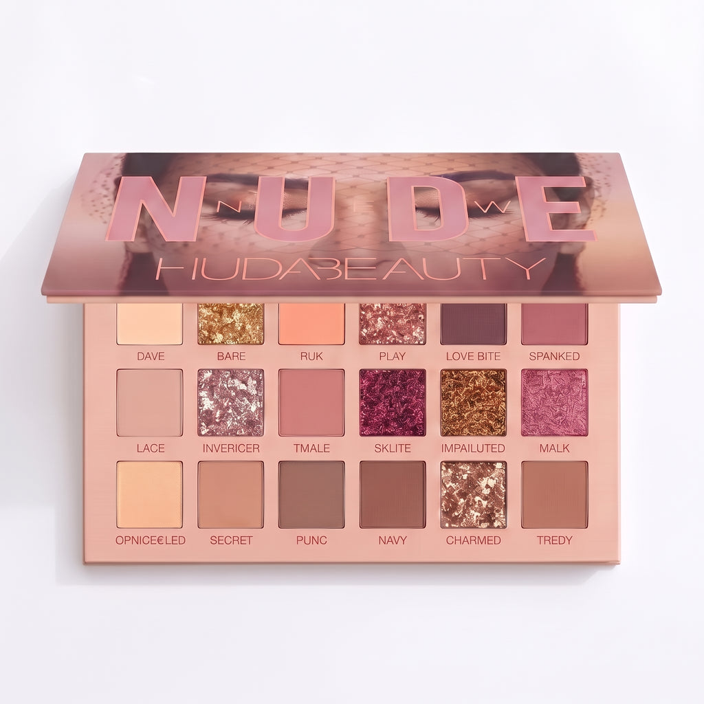 18-Shade Nude & Glitter Eyeshadow Palette